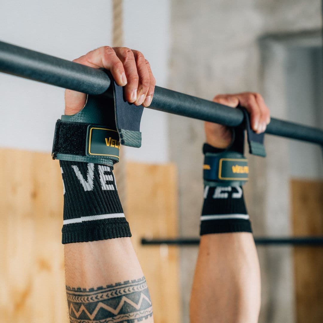 Velites Hand Grips no chalk Quad Ultra - Official grips of the CrossFit Games® | Dark Green