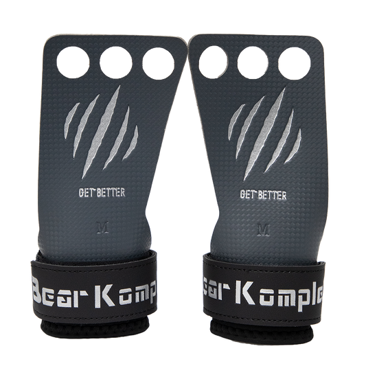 Bear KompleX Carbon Comp 3 Hole Grips – Best CrossFit & Pull-Up Grips in the UK - RXROX