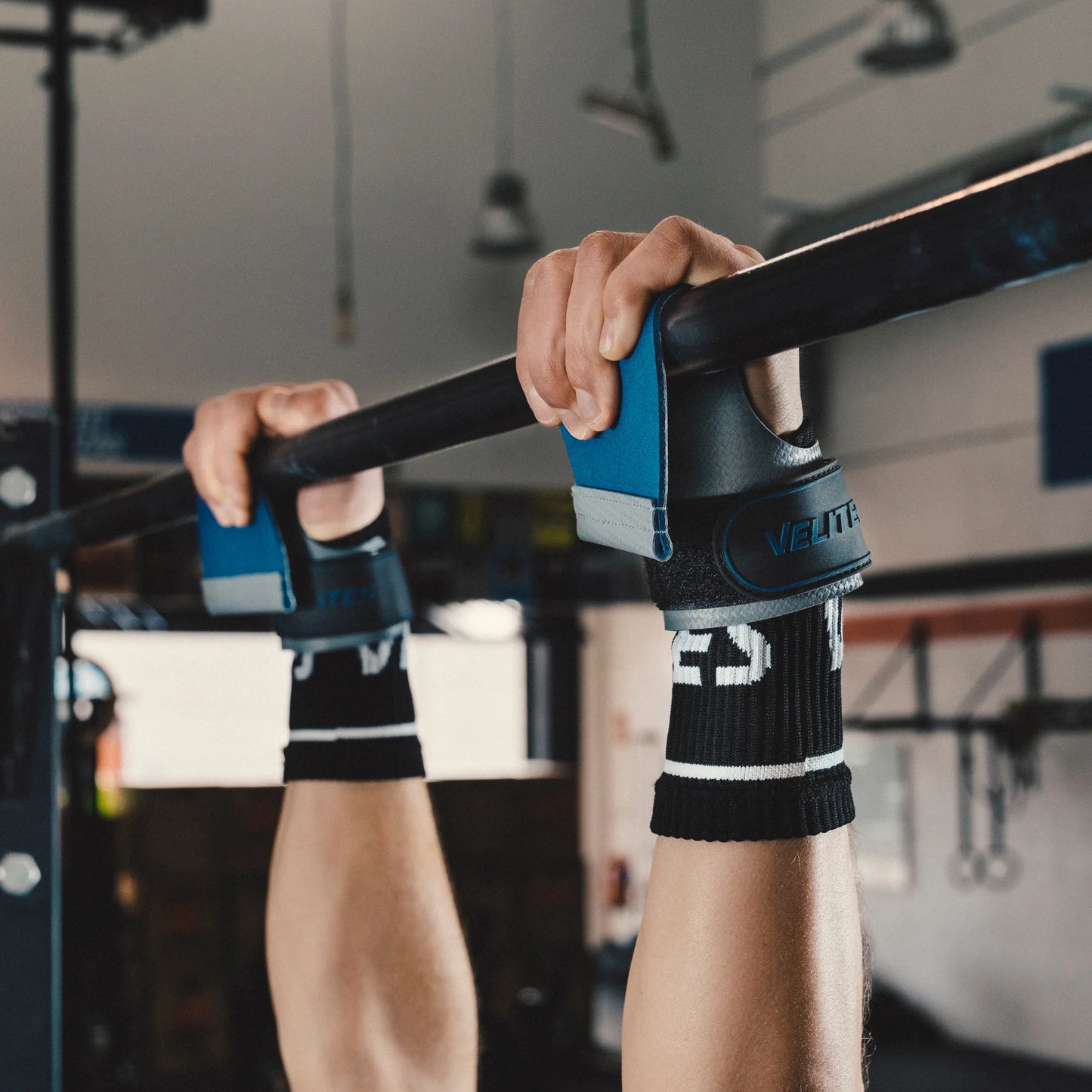 Velites Hand Grips no chalk Quad Ultra - Official grips of the CrossFit Games® | Grey - RXROX
