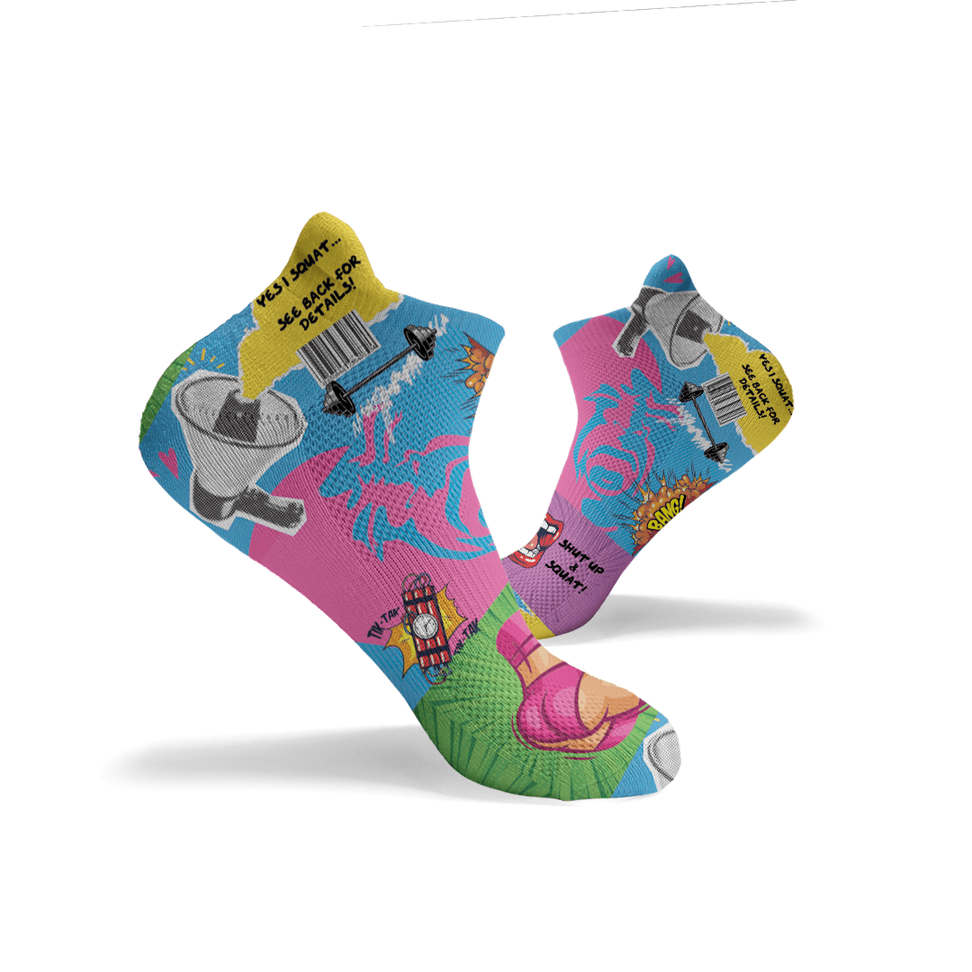 Shut Up & Squat Ankle Socks - RXROX
