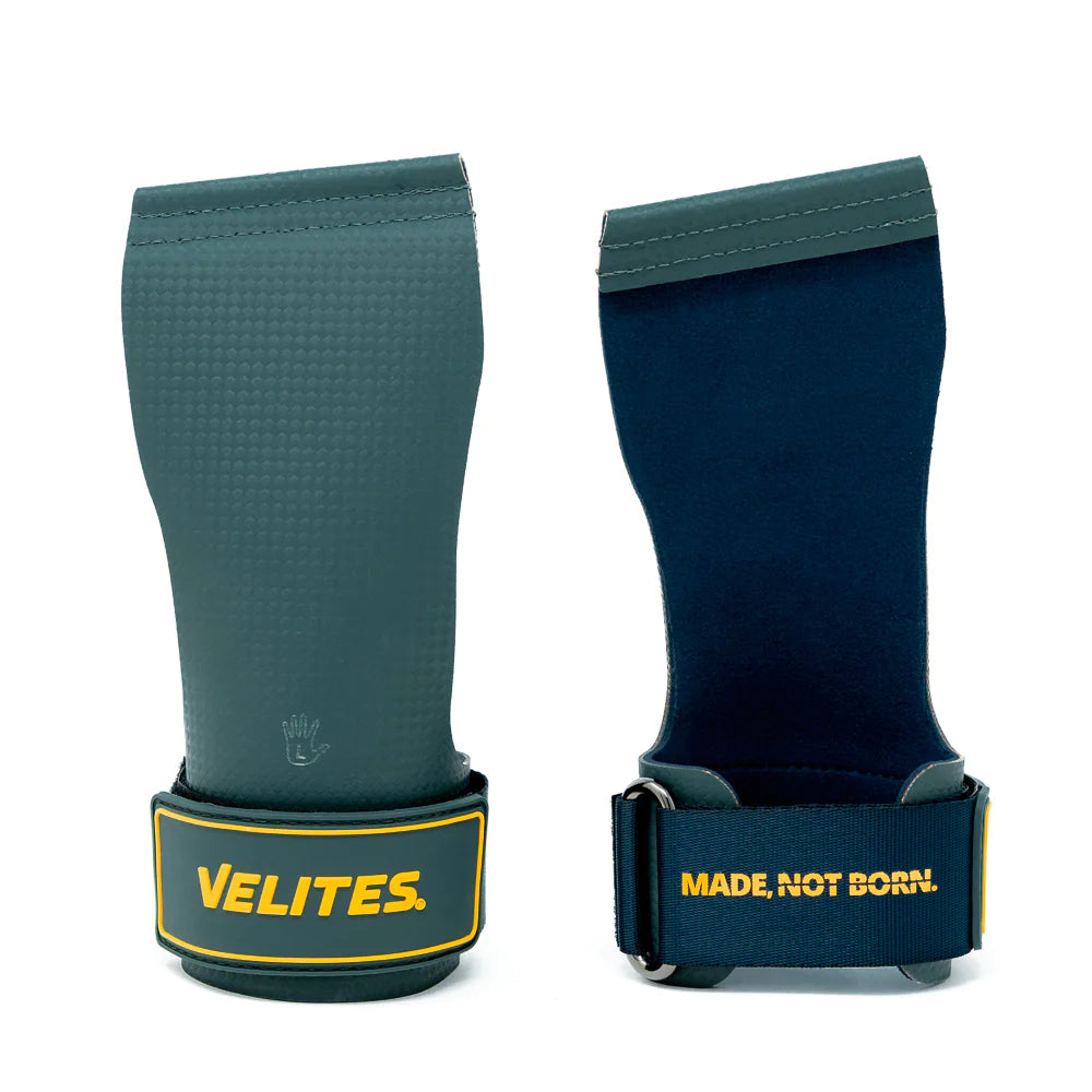Velites Hand Grips no chalk Quad Ultra - Official grips of the CrossFit Games® | Dark Green