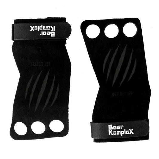 Bear KompleX 3 Hole Hand Grips | Black Suede - RXROX