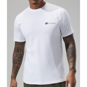 BERGHAUS MENS ORGANIC CLASSIC LOGO T-SHIRT | WHITE - RXROX