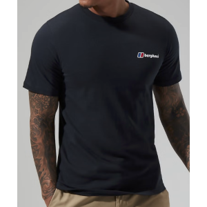 BERGHAUS MENS ORGANIC CLASSIC LOGO T-SHIRT | BLACK - RXROX