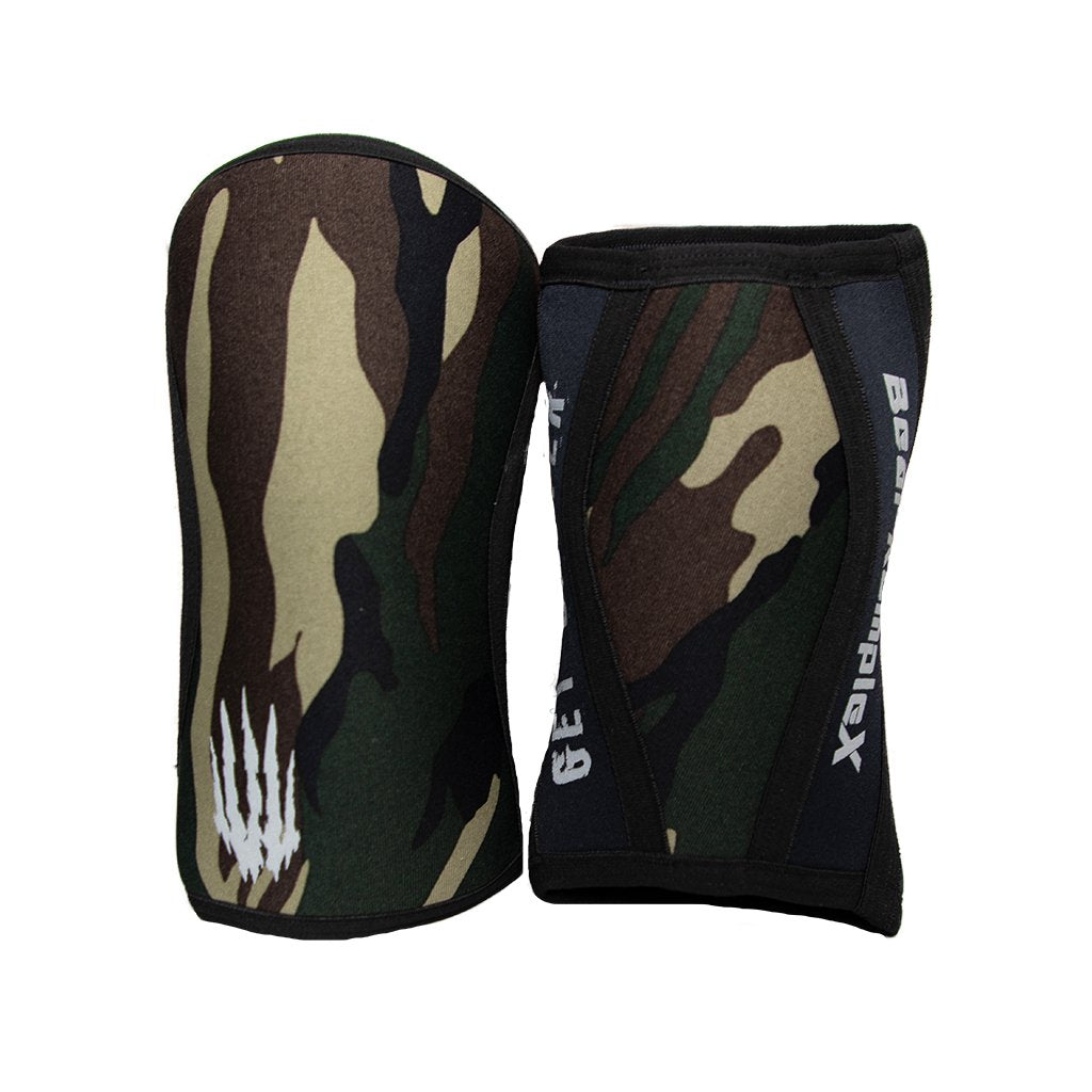 Bear KompleX Knee Supports 5mm | Green Camo (Pair) - RXROX