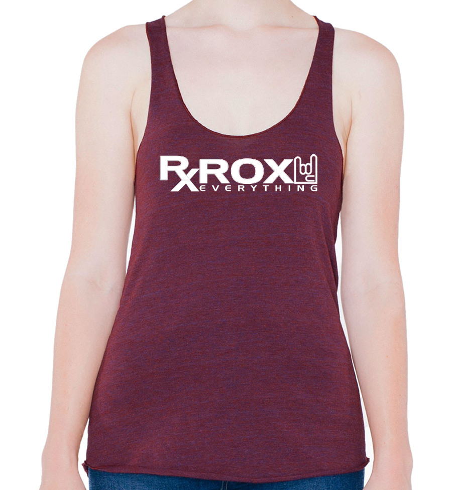 Women's WOD Proof Emblem Tank | Cranberry | WOD Gear UK | RXROX