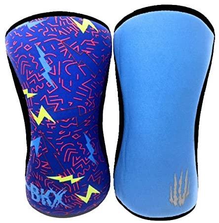 Bear KompleX Knee Supports  | 7mm Lightening & Blue Reversible (Pair) - RXROX