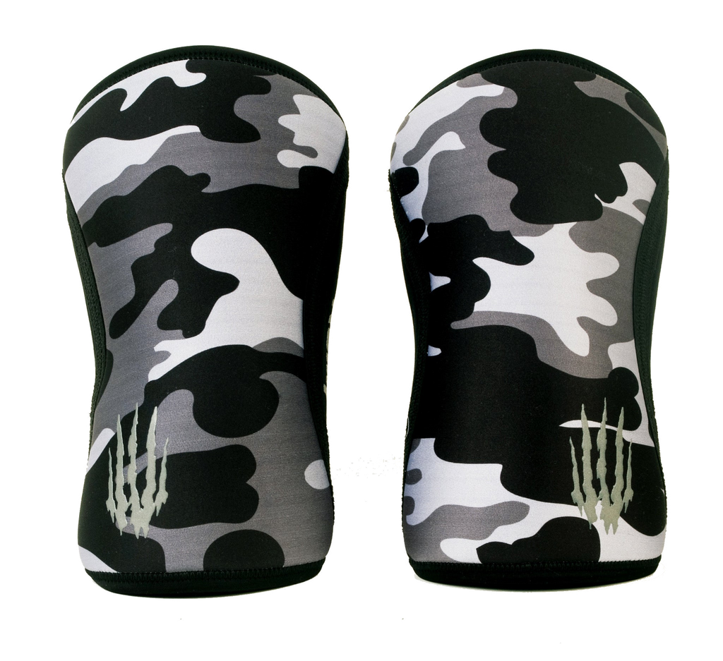 Bear KompleX Knee Supports 7mm | Black Camo (Pair)