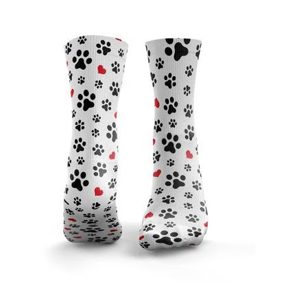 HEXXEE Paw Print Hearts Socks