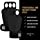 RooGrips 3 Finger Protective Leather Hand Grips | Black - RXROX