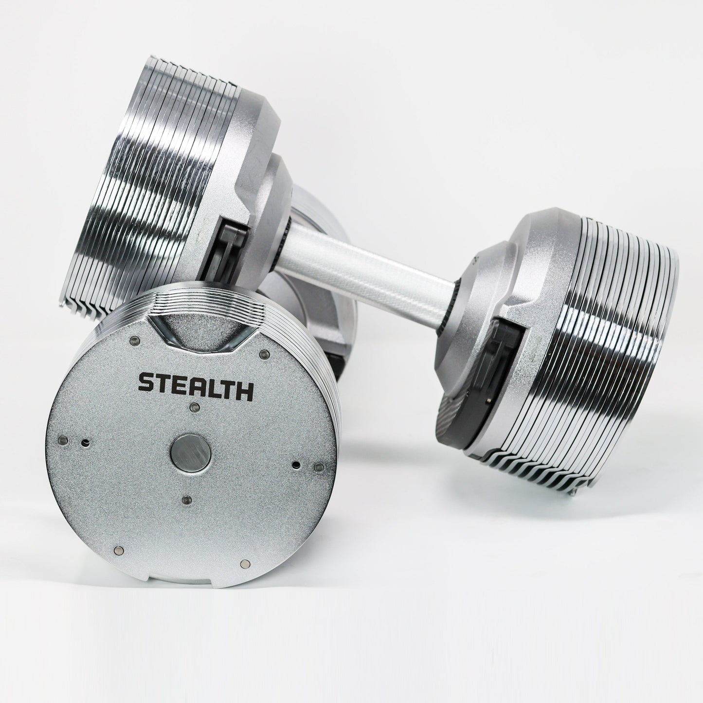 Stealth Adjustable Dumbbells Chrome Edition (Pair) - RXROX