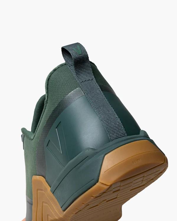 Rear view heel detail Velites Hybrid 1.0 Deep Forest