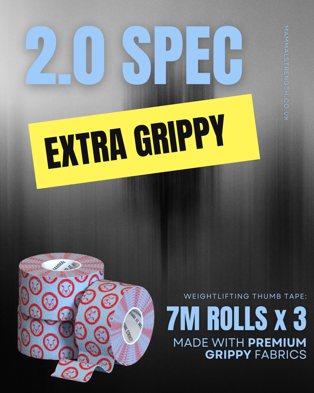 Mammal Tape Mix (3 x 3 boxes - 9 rolls / 57M of tape ) - Thumb & Weightlifting Tape - RXROX