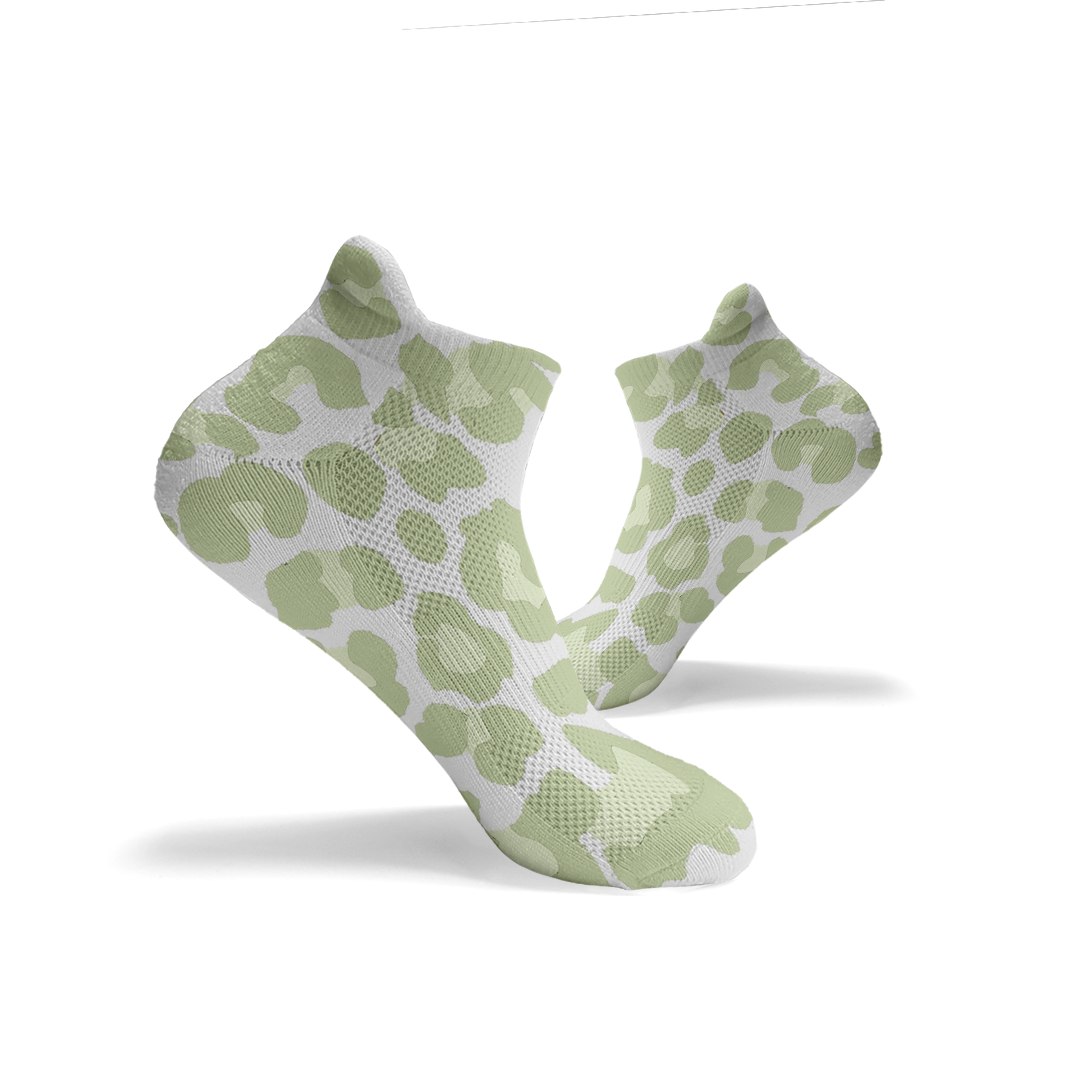 Leopard Print Ankle Socks - RXROX