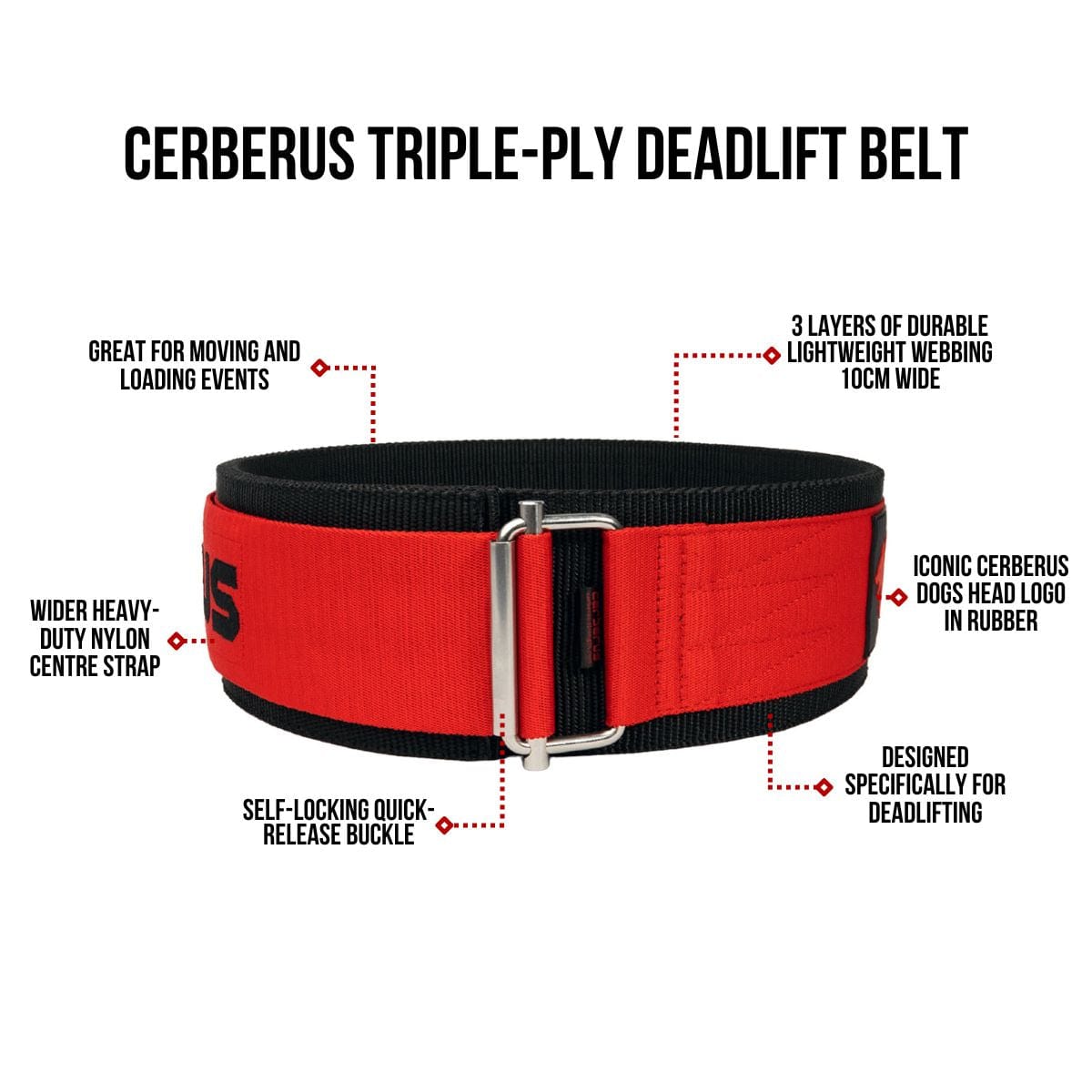 Triple-Ply Deadlift Belt - RXROX