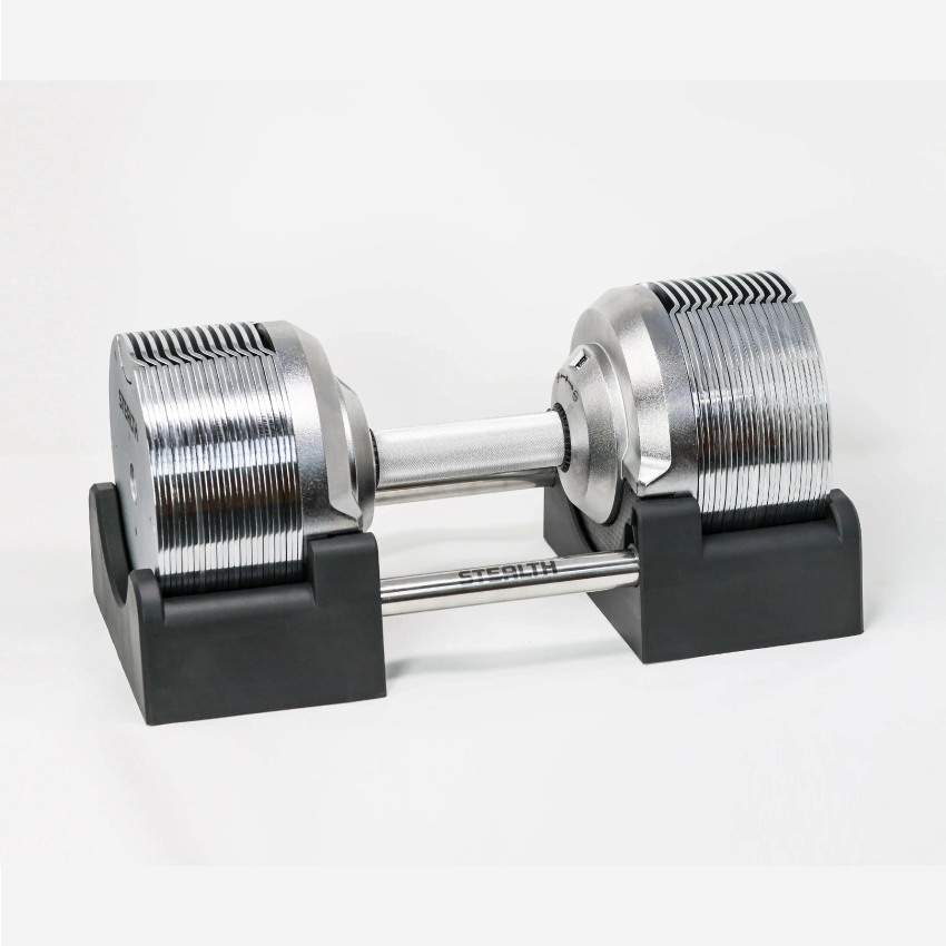 Stealth Adjustable Dumbbells Chrome Edition (Pair) - RXROX