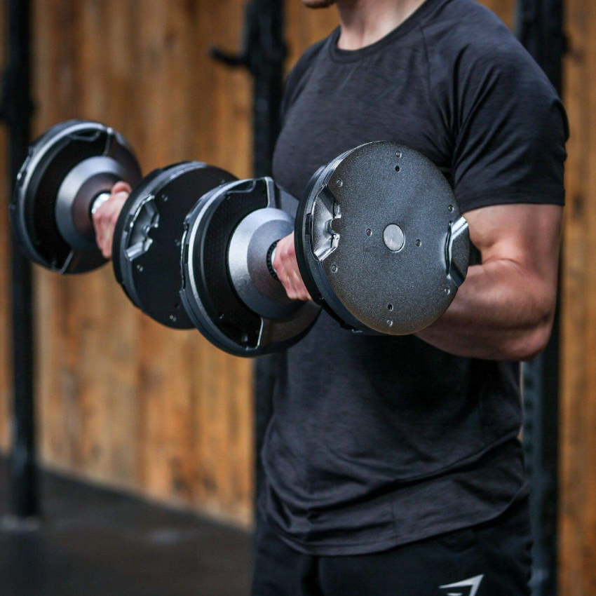 Stealth Adjustable Dumbbells Chrome Edition (Pair) - RXROX
