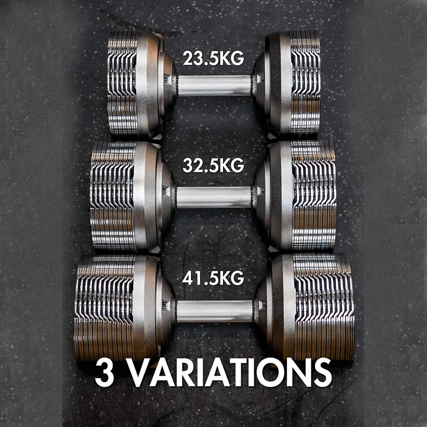 Stealth Adjustable Dumbbells Chrome Edition (Pair) - RXROX