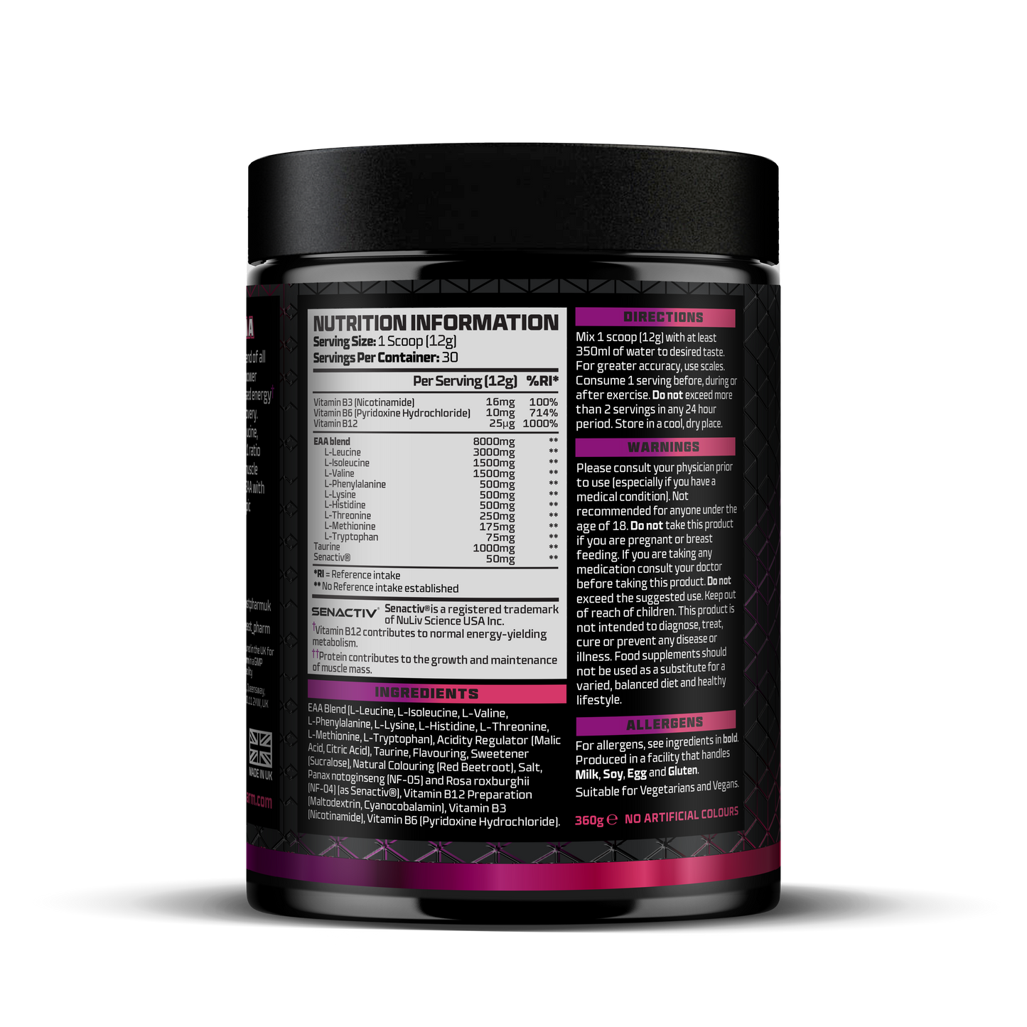 EAA - Essential Amino Acid Complex - RXROX