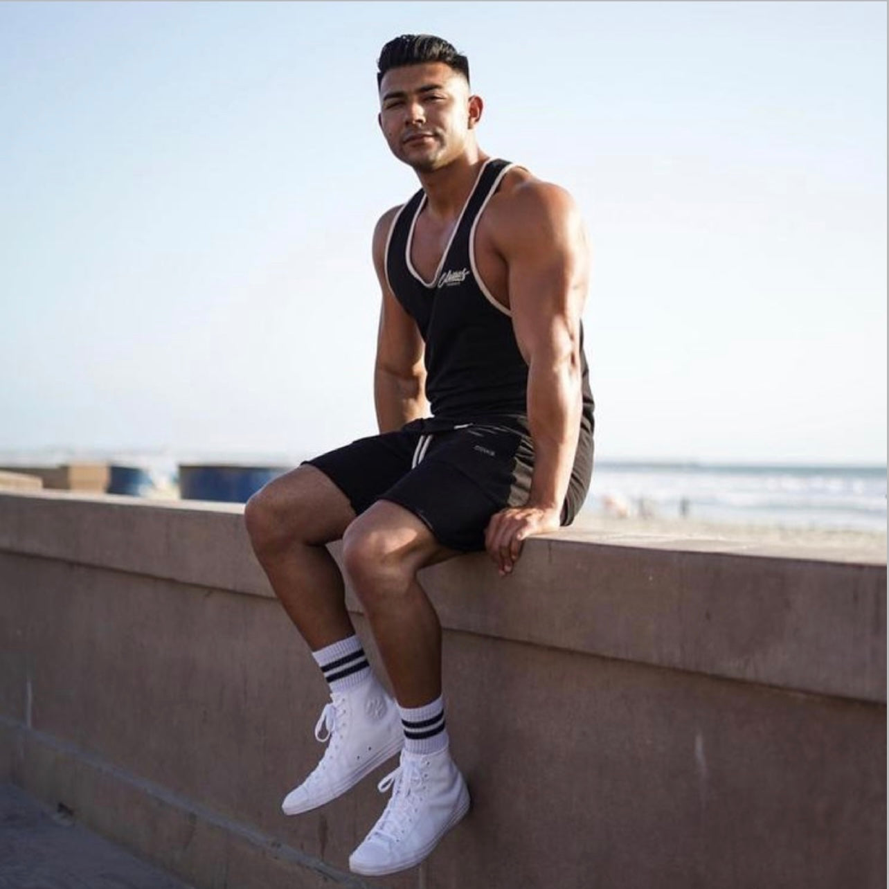 White HEXXEE 2Stripe Socks X3 - RXROX