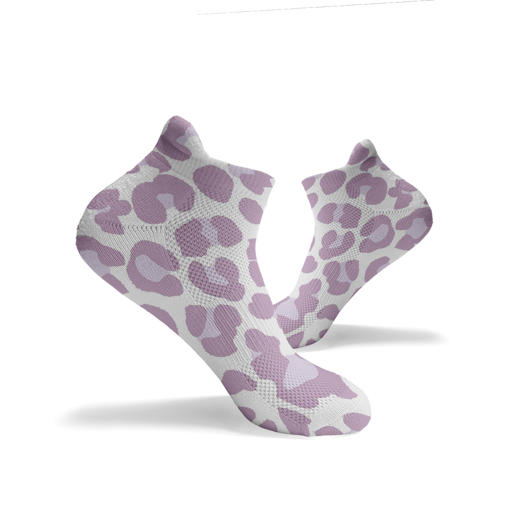 Leopard Print Ankle Socks - RXROX