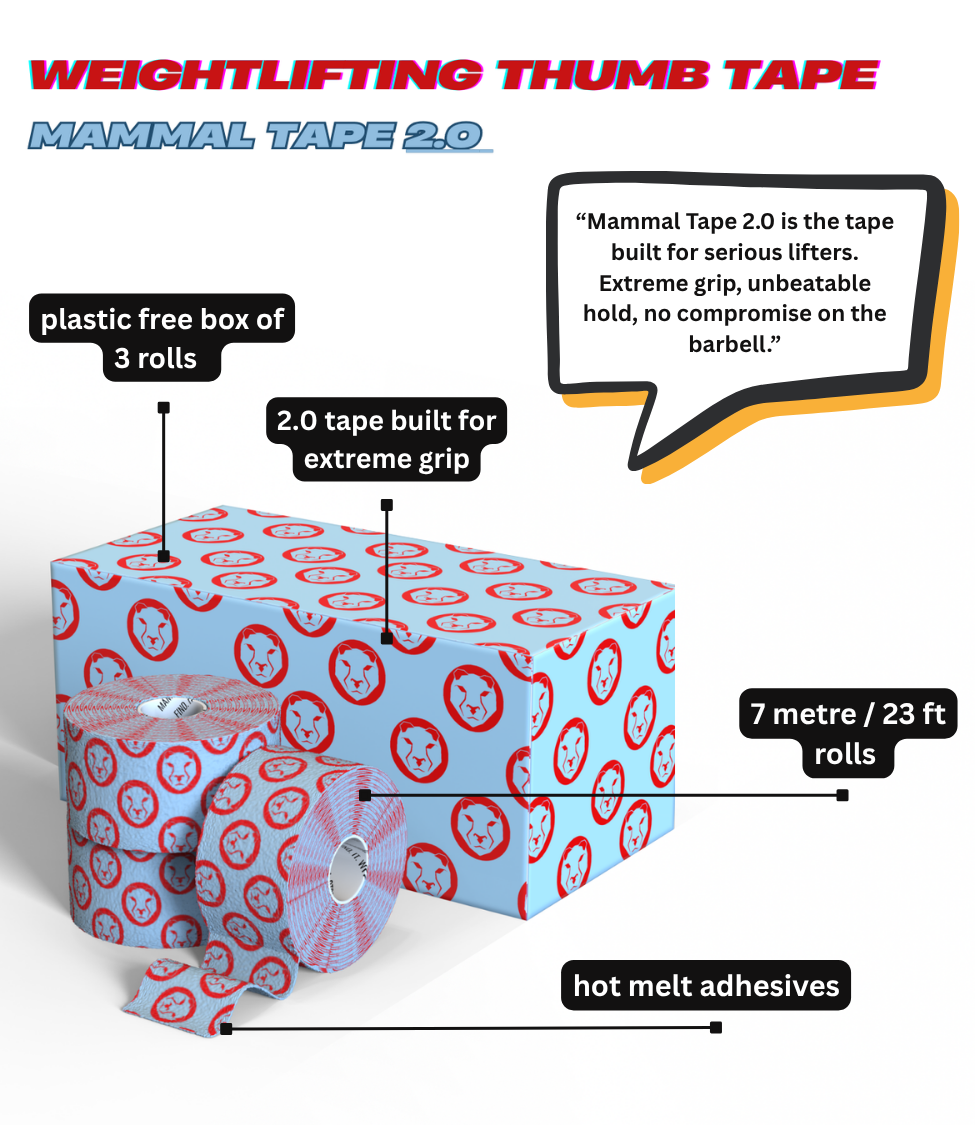 Mammal Tape - 7-Metre - Blue/Red - SPEC 2.0 (3 pack) - RXROX