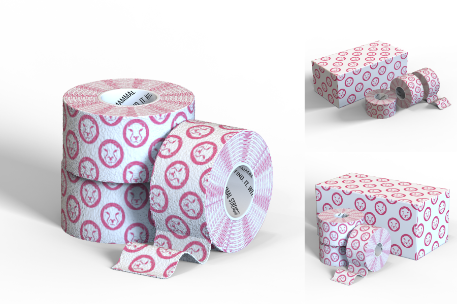 Mammal Tape - 7-Metre - White/Pink - SPEC 3.0 (3 pack) - RXROX