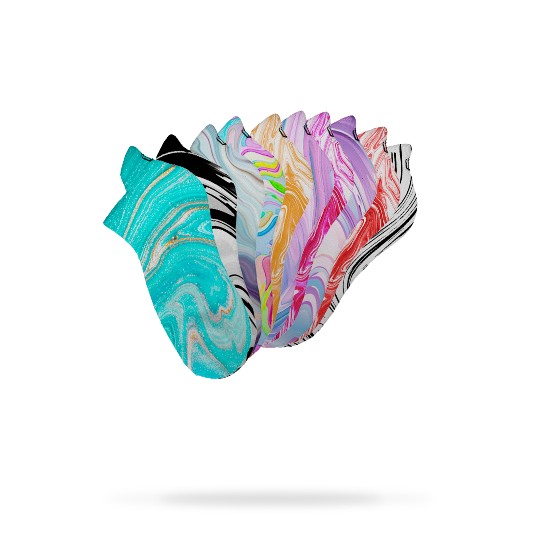 Marble Ankle Socks - RXROX