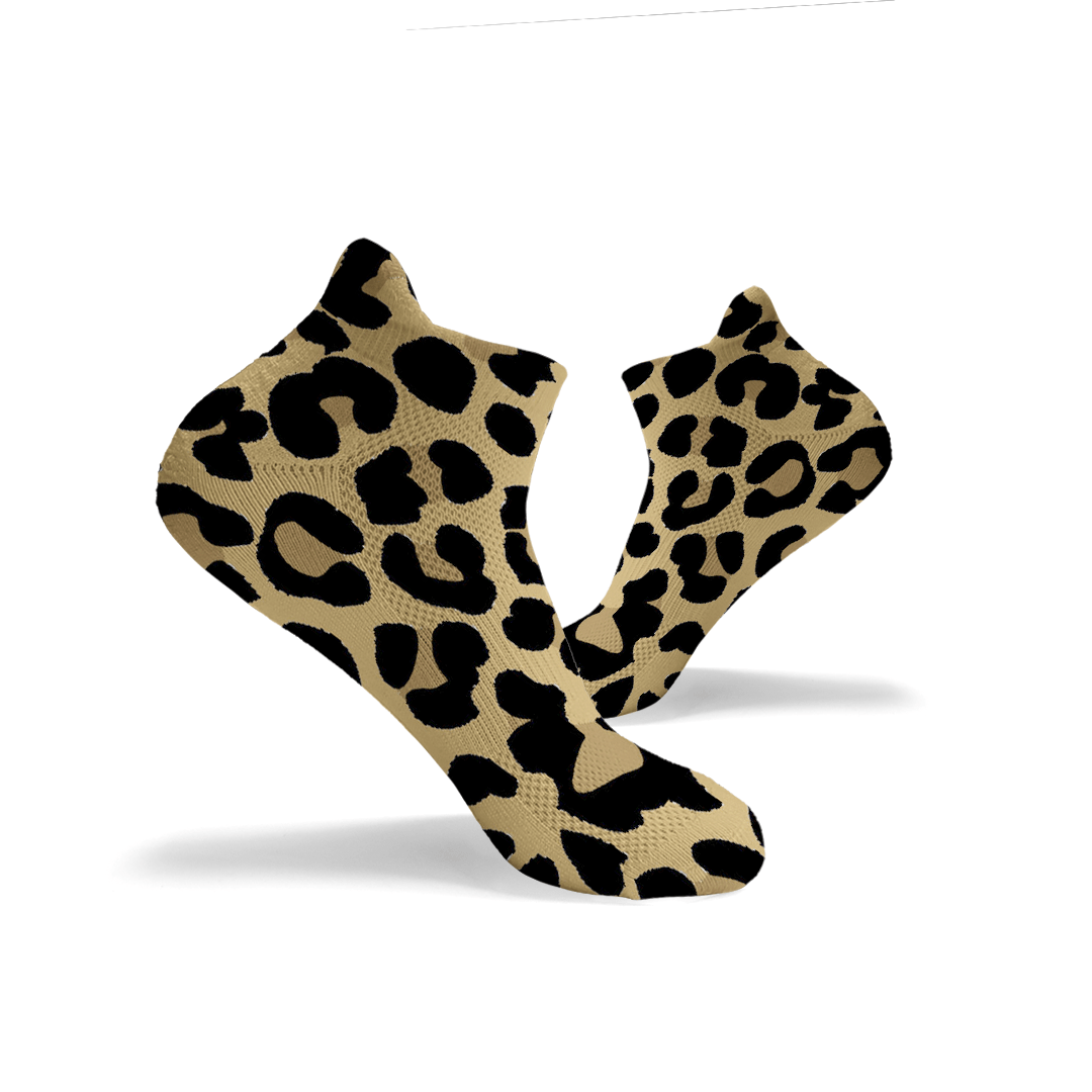 Leopard Print Ankle Socks - RXROX