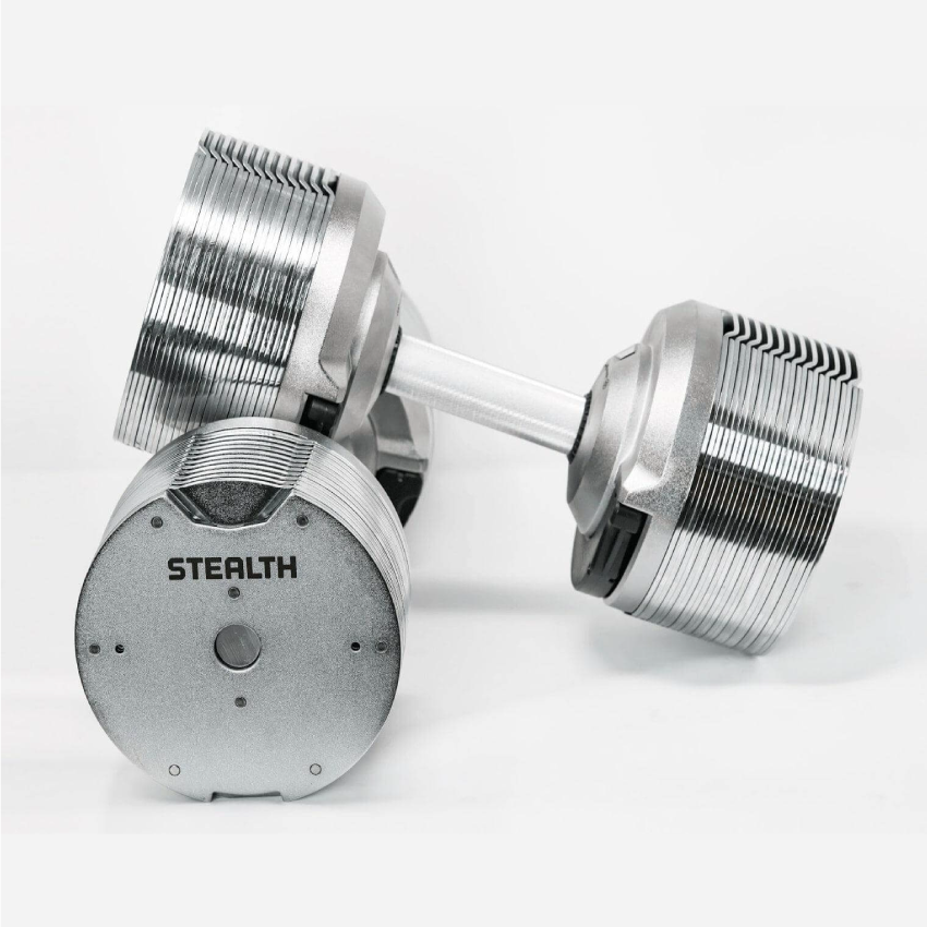 Stealth Adjustable Dumbbells Chrome Edition (Pair) - RXROX