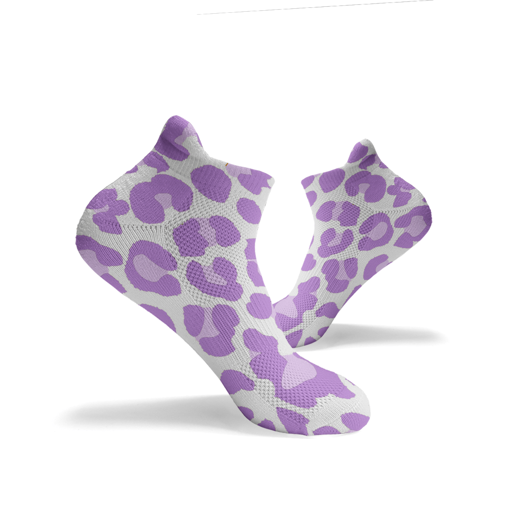 Leopard Print Ankle Socks - RXROX
