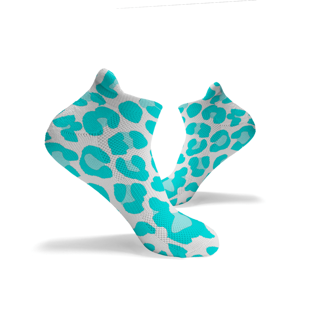 Leopard Print Ankle Socks - RXROX