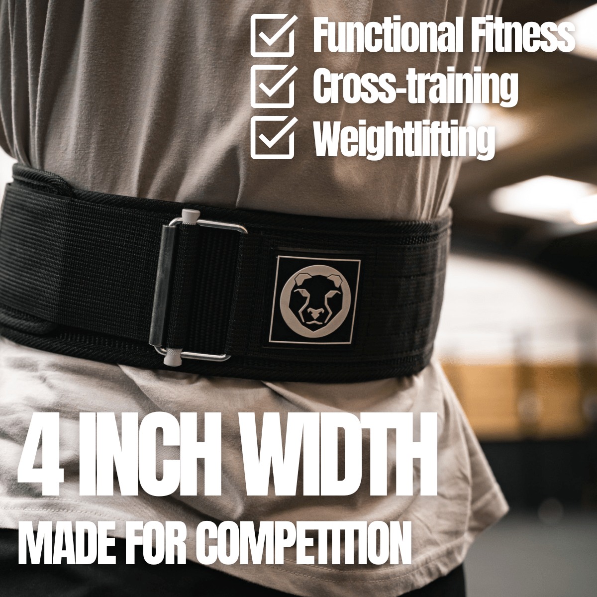 Nylon Weightlifting Belt "4 - RXROX