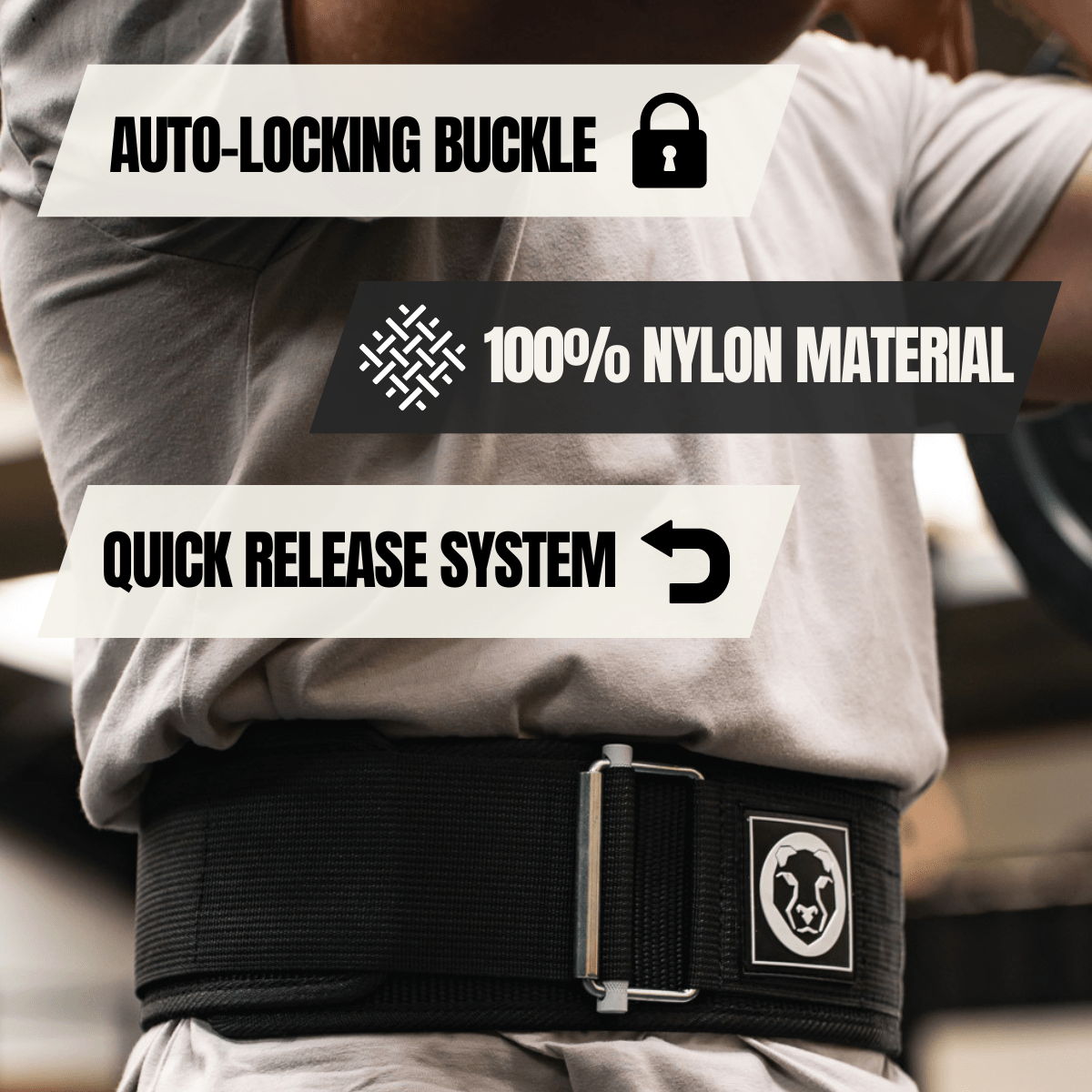 Nylon Weightlifting Belt "4 - RXROX