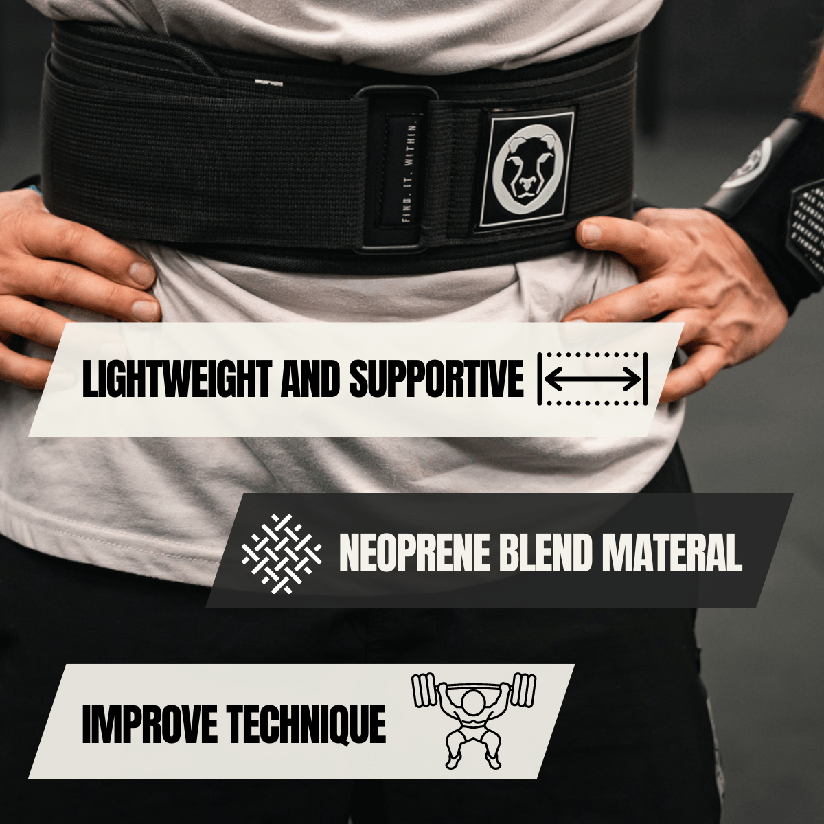 Neoprene Weightlifting Belt "5 - RXROX