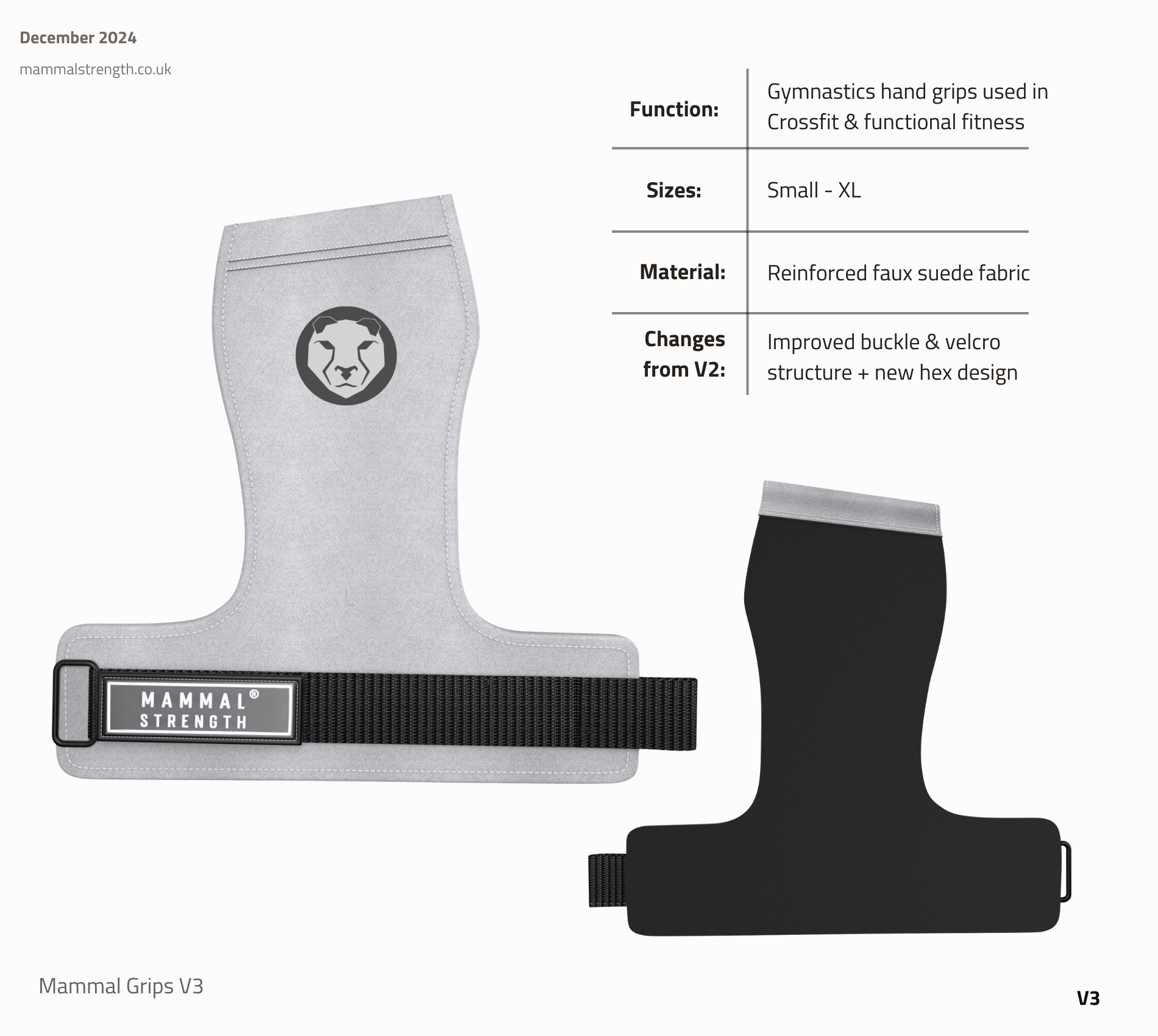 Gymnastic Hand Grips - Mammal Grips V3 - RXROX
