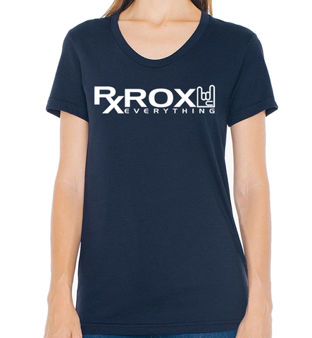 Women's WOD Proof Emblem T-Shirt | Navy | WOD Gear UK | RXROX