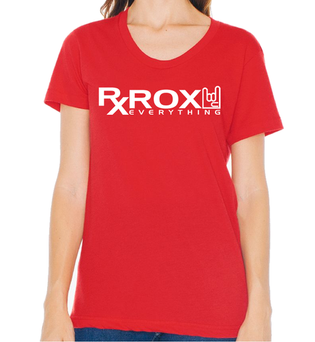 Women's WOD Proof Emblem T-Shirt | Red | WOD Gear UK | RXROX
